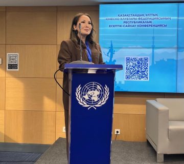 Лицейіміздің көркем еңбек пәні мұғалімі Мулкубаева Мариям Ембергеновна Қазақстандық Хатшылық ЮНЕ (1)